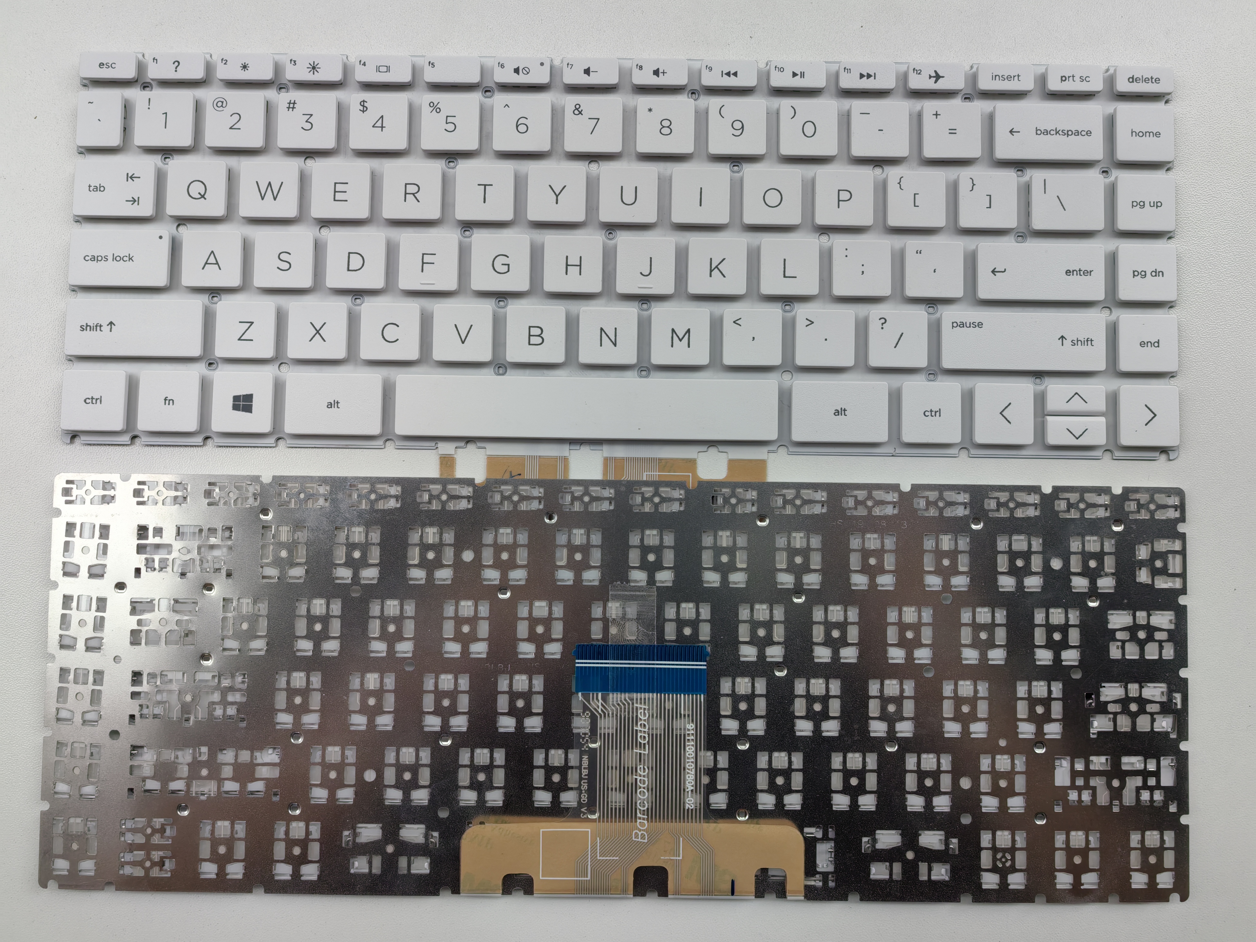 Picture of New Replacement Laptop Keyboard For HP 14-CE WHITE US Layout